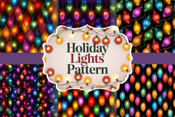 Holiday Lights Pattern: A Sparkling Addition to Your Creative Projects