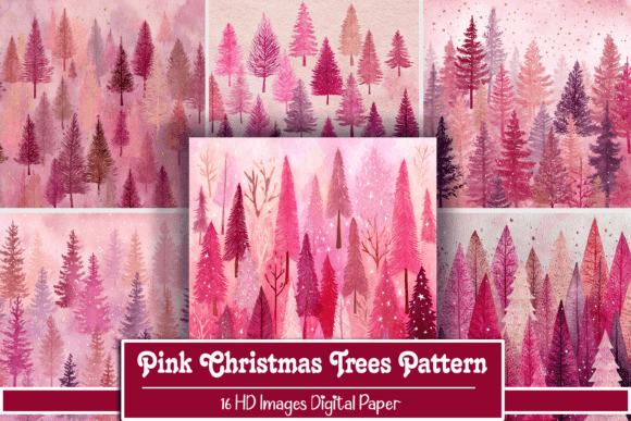 Pink Christmas Trees Pattern: A Unique Way to Elevate Your Digital Content