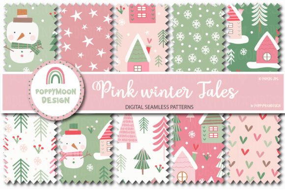 Pink Winter Tales Paper: A Magical Addition to Your Creative Workflow
