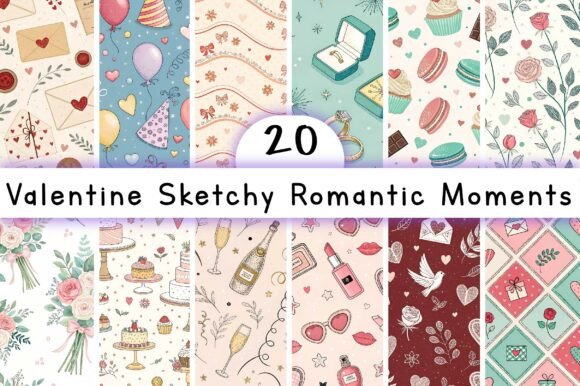 Valentine Sketchy Romantic Moments: A Creative Twist on Love